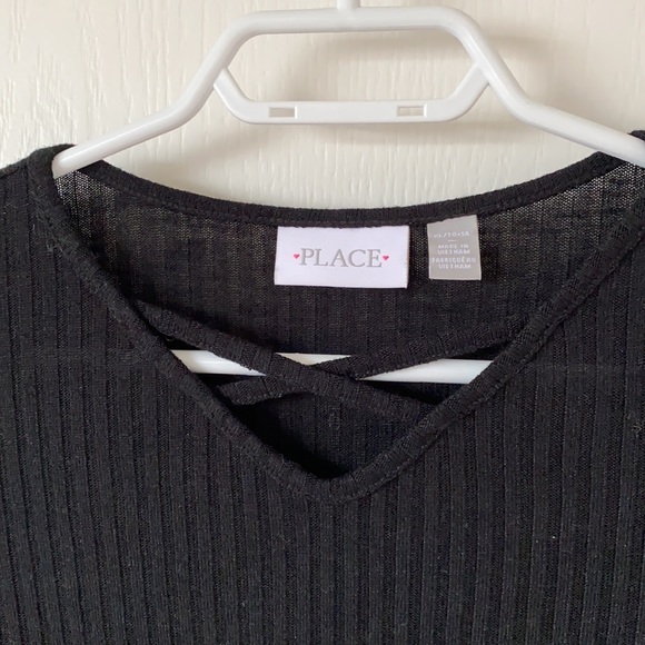 Children’s Place xL (10-14) Black Bodycon Dress - Picture 2 of 4